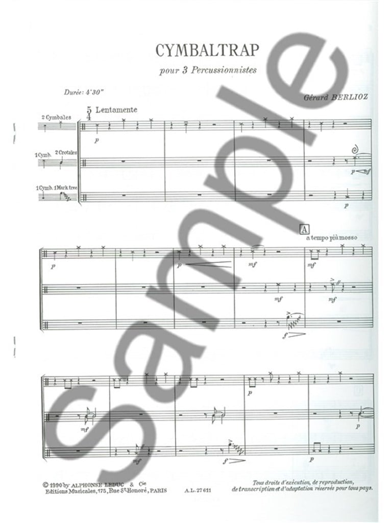 Gerard Berlioz: Cymbaltrap